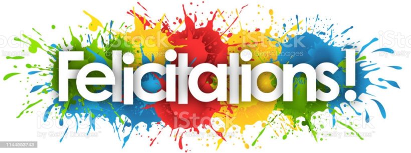 Félicitations